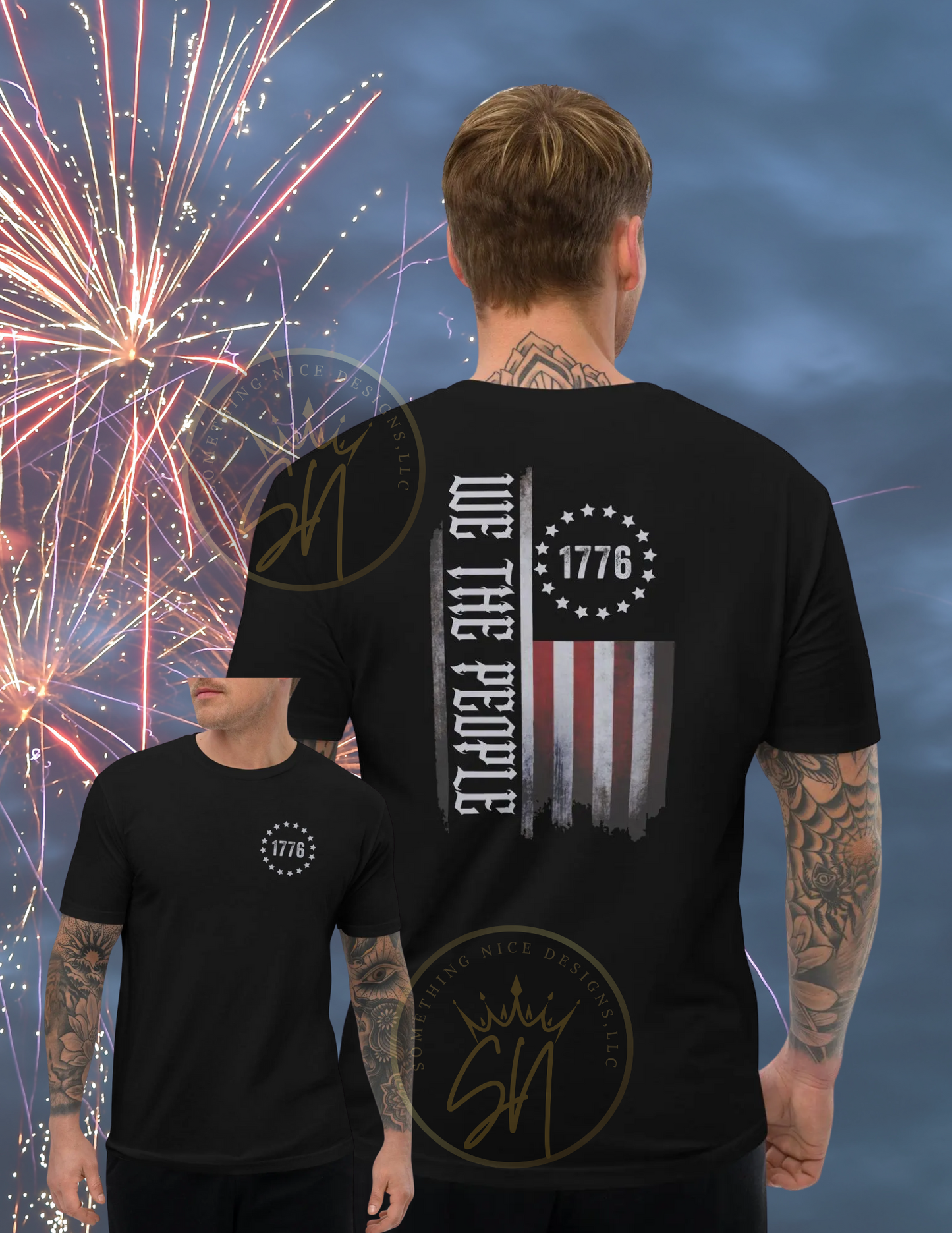 We The People Men's 4th of July Independence Day Muscle T-shirt