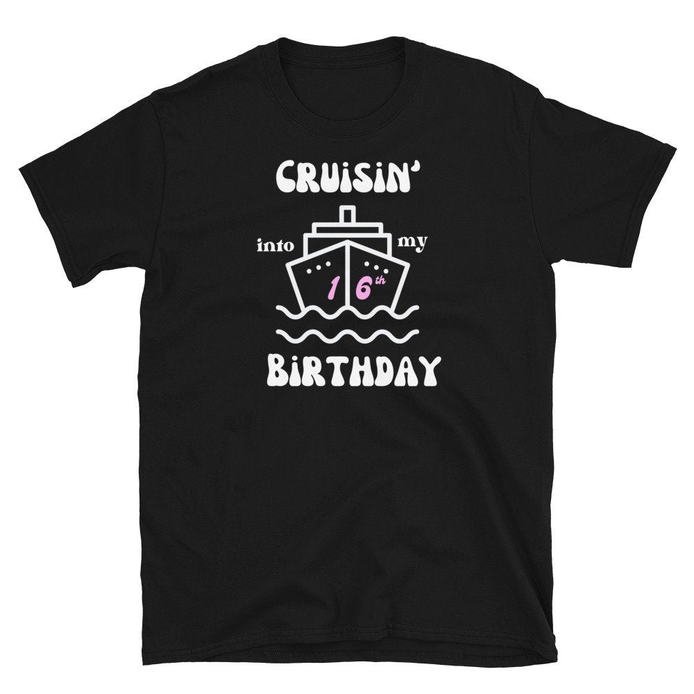 Birthday tshirt, bday tee, cruise shirts, personalized tshirts, matching tees, group celebration, cruise ship, gift idea, destination bday