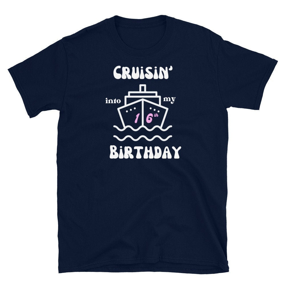 Birthday tshirt, bday tee, cruise shirts, personalized tshirts, matching tees, group celebration, cruise ship, gift idea, destination bday