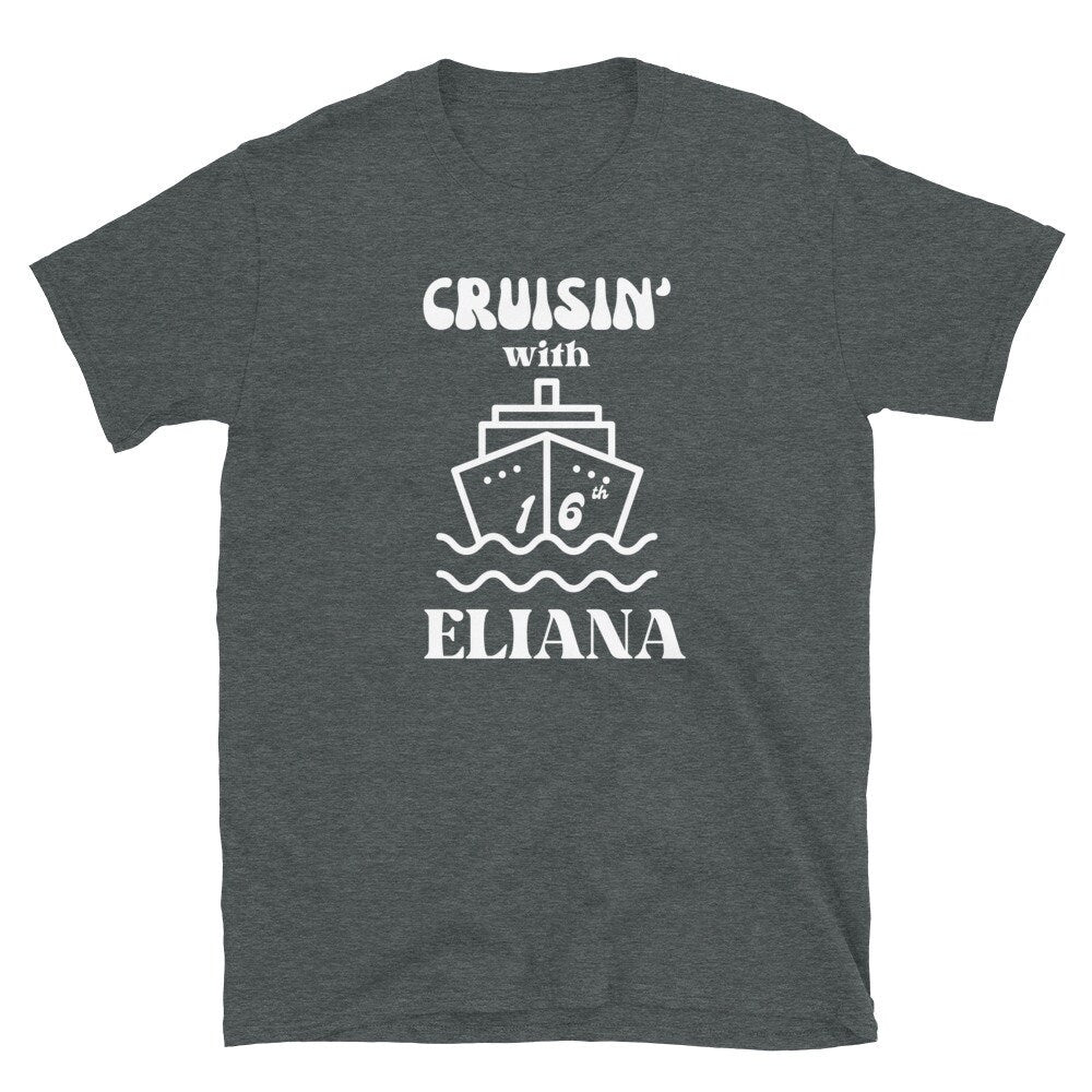 Birthday tshirt, matching tees, birthday gift idea, group shirts, personalized tees, cruise ship shirt, family tees