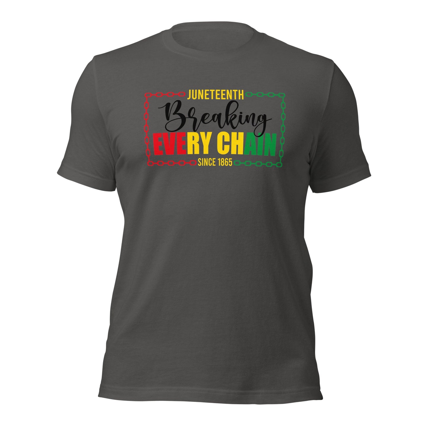 Break every chain tee, black history shirt, Juneteenth, 1865, free at last, independence day, black pride, cultural clothing,