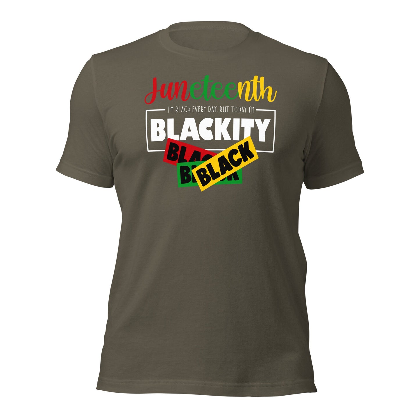 Blackity Black t-shirt, black history tee, black independence day, Juneteenth, June 1865, June 19, gift idea