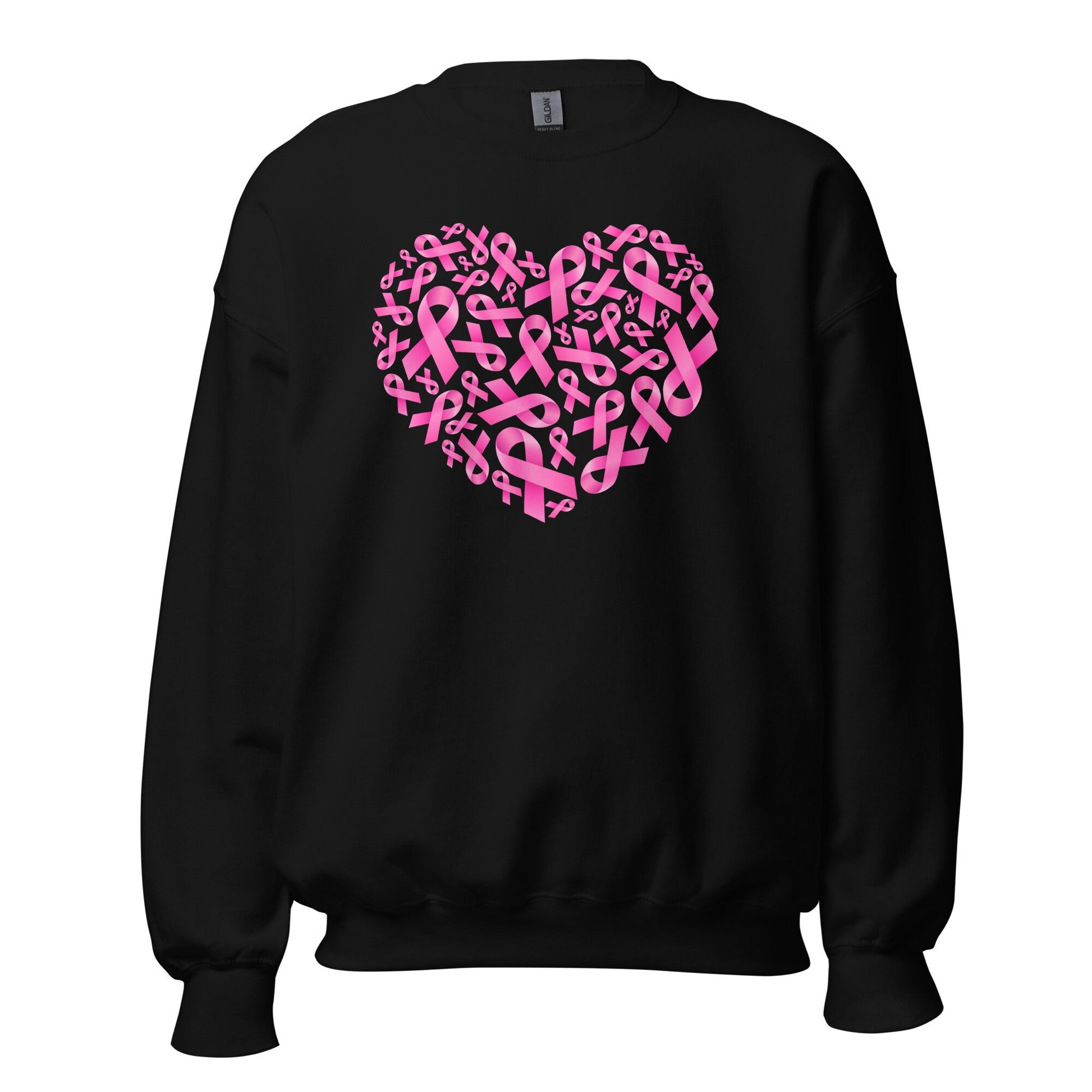 Breast cancer ribbon Sweatshirt, breast cancer support shirt, cancer gift idea, survivor, warrior,  wear pink in October