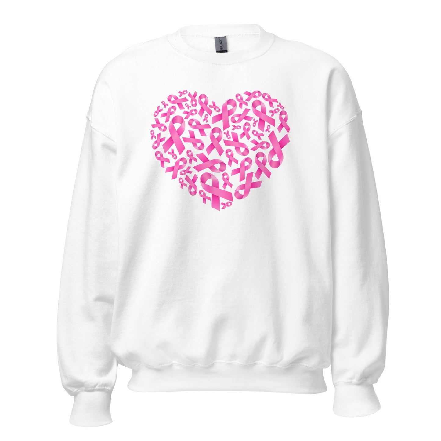 Breast cancer ribbon Sweatshirt, breast cancer support shirt, cancer gift idea, survivor, warrior,  wear pink in October